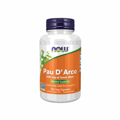 NOW 500 mg kapsulės Pau D'Arco N100 