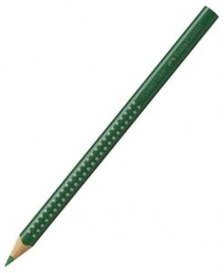 Akvarelinis pieštukas Faber-Castell GRIP Jumbo, 1vnt, tams. žalias