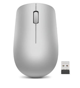 Belaidė pelė Lenovo Wireless Mouse 530 Optical Mouse, Platinum Grey, 2.4 GHz Wireless via Nano USB