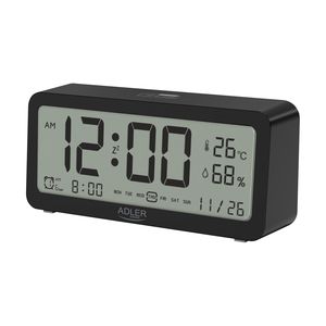 Žadintuvas Adler Alarm Clock AD 1195b Black, Alarm function