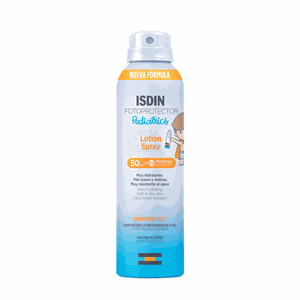 ISDIN apsauginė dulksna, tinkama naudoti ant drėgnos odos PEDIATRICS SPF50+,  250 ml