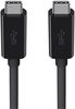 Belkin USB-C/USB-C Monitorkabel 2m 100W schwarz F2CU049bt2M-BLK