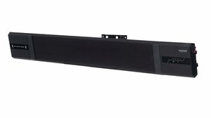 Sunred infraraudonųjų spindulių šildytuvas Nero sieninis/kabinamas, juodas, 2400 W
