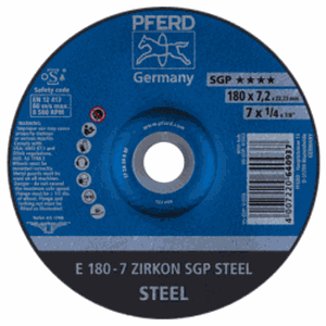 Šlifavimo diskas PFERD E180-7 ZA 24 R SGP
