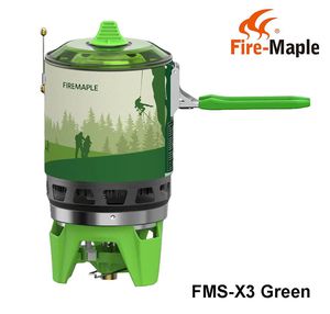 Fire Maple FMS-X3 Kelioninė viryklė su puodu Green MLP išsiuntim