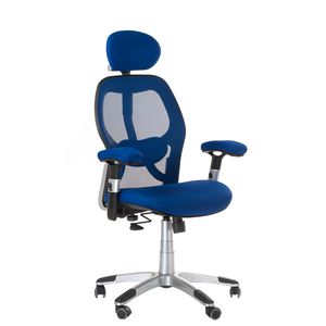 Biuro kėdė ant ratukų OFFICE CHAIR VIVID BLUE