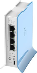 Belaidės prieigos taškas MikroTik Access Point RB941-2nD-TC hAP Lite 802.11n, 2.4GHz, 10/100 Mbit/s, Ethernet LAN (RJ-45) ports 4, MU-MiMO Yes, no PoE
