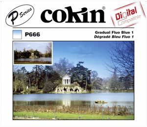 Cokin Filter P666 Gradual fluo blue 1