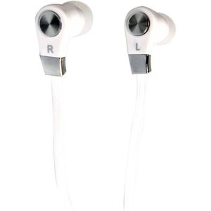 Media-Tech MAGICSOUND DS-2 - STEREO EARPHONES WITH MICROPHONE, WHITE