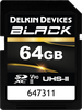 DELKIN SD BLACK RUGGED UHS-II (V90) R300/W250 64GB (NEW)