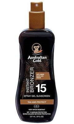 AUSTRALIAN GOLD apsauginis pienelis nuo saulės su bronzantais SPF15 237ml