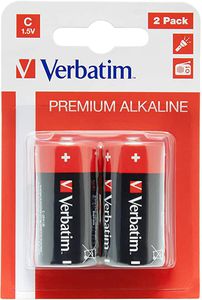 1x2 Verbatim Alkaline battery Baby C LR 14 49922