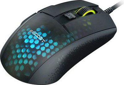 ROCCAT Burst Pro Black Wired Gaming Optical Mouse with 6 buttons | Multi color Lightning | 16000 DPI