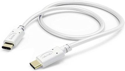 Hama charging-/ Datacable USB Type-C to Type-C 1m white