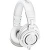 Audio Technica ATH-M50X wired headphones (White) 3.5mm / 4.4mm