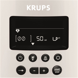 Krups Coffee maker EA8161 Pump pressure 15 bar, Built-in milk frother, Fully automatic, 1450 W, White/black