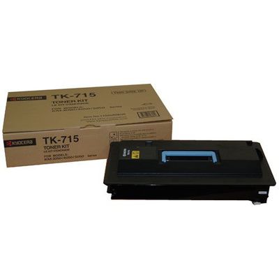 Kyocera TK-715 (1T02GR0EU0) Lazerinė kasetė, Juoda