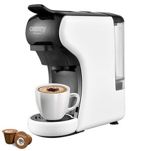Kavos aparatas Camry Multi-capsule Espresso machine CR 4414 Pump pressure 19 bar, Ground/Capsule, 1450 W, White/Black