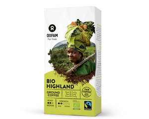 Ekologiška aukštumų malta kava Arabica/Robusta Fair Trade, 250 g, Oxfam