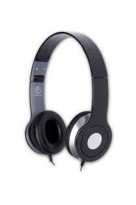 Rebeltec CITY black ster headphone with microph.