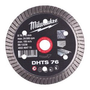 Deimantinis diskas MILWAUKEE DHTS 76 76x10mm