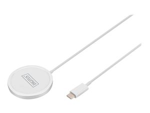 DIGITUS Wireless Charging Pad, magnetic, 15W, White | Digitus