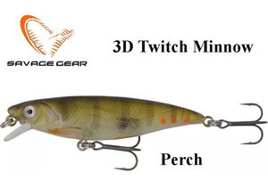 Vobleris Savage Gear 3D Twitch Minnow Perch 6.6 cm