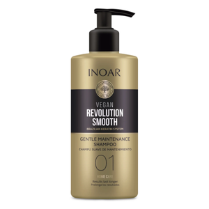 Inoar Vegan Revolution Smooth Gentle Maintenance Shampoo Step 1 Palaikomasis šampūnas, 350ml