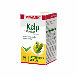 WALMARK Kelp 150 μg jodo tabletės N50