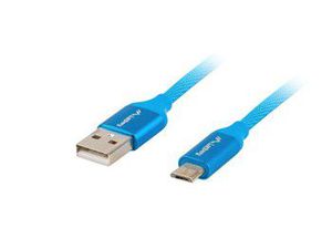 LANBERG CA-USBM-20CU-0018-BL cable Premium Quick Charge 3.0 USB Micro-B M A M 1.8M Blue