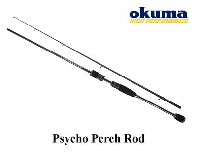 Okuma Psycho Perch Rod Spiningas Light 2.67 m, 2-12 g nuo 261 cm
