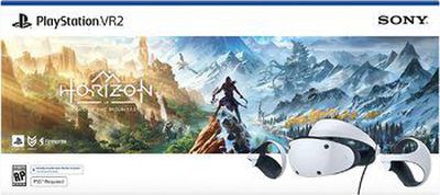 Sony PlayStation VR2 virtualios realybės akiniai su Horizon Call of the Mountain žaidimu
