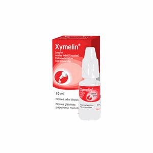 Xymelin 1 mg/ml nosies lašai 10 ml