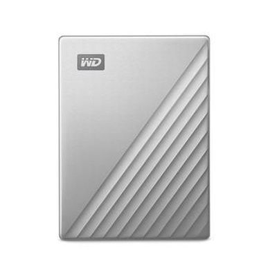 WD My Passport Ultra 1TB Silver USB-C/USB3.0 HDD 2.5inch Metal finish RTL portable extern