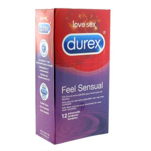 Durex - prezervatyvai Feel Sensual 12 vnt
