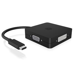 IcyBox ICY BOX IB-DK1104-C 4in1, HDMI,DP,DVI-D,VGA