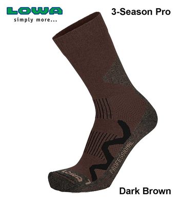 Kojinės Lowa 3-Season Pro Dark Brown 1