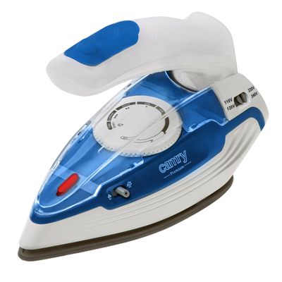 Lygintuvas CR 5040 | Steam travel iron | 1600 W | Water tank capacity 80 ml | Continuous steam 10 g/min | Steam boost performance 50 g/min | Blue/Whit