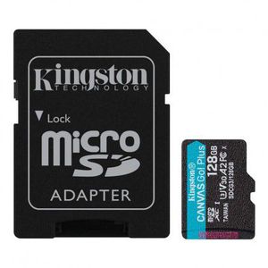 Kingston microSDXC 128GB Canvas Go! Plus 170MB/s atminties kortelė su SD adapteriu