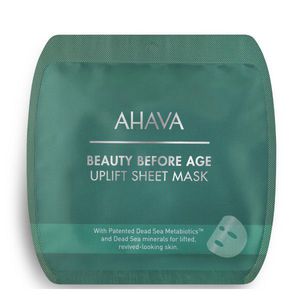 Ahava Beauty Before Age Uplift Sheet Mask Stangrinamoji lakštinė veido kaukė, 1vnt