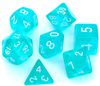 REBEL RPG Dice Set - Crystal - Blue / Emerald