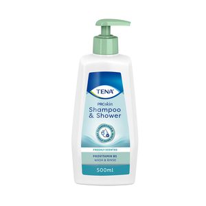 Šampūnas ir dušo gelis TENA Shampoo & Shower, 500 ml
