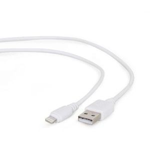 GEMBIRD CC-USB2-AMLM-2M-W USB data sync and charging 8-pin cable 2m white