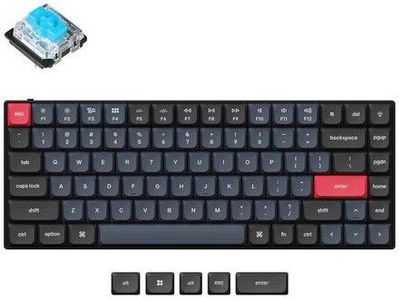 Keychron S1 75%  mechaninė klaviatūra (ANSI, RGB, Hot-Swap, Gateron Blue Switch)
