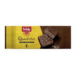 Šokoladinis vaflinis desertas – Schar Quadritos, 40g