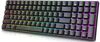 Royal Kludge RK100 Black Wireless Keyboard | 96%, Hot-swap, Blue Switches, US, Black