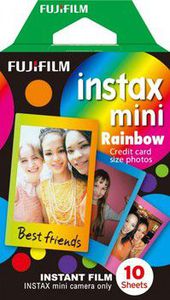 Fujifilm | Instax Mini Rainbow Instant Film | 86 x 54 mm | Quantity 10