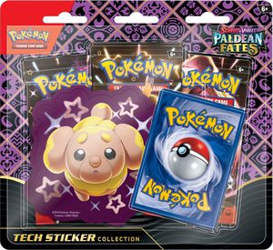 Pokemon TCG - Scarlet & Violet 4.5 Paldean Fates Tech Sticker Collection - Fidough