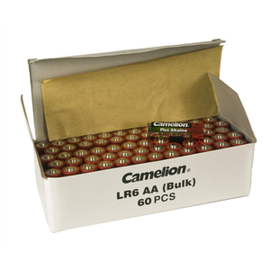 Camelion Plus Alkaline AA (LR06) 60-pcs box, Bulk