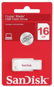 SanDisk Cruzer Blade White 16GB SDCZ50C-016G-B35W